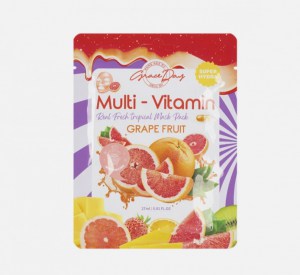 Тканевая маска Grace Day MULTI-VITAMIN грейпфрут 1шт